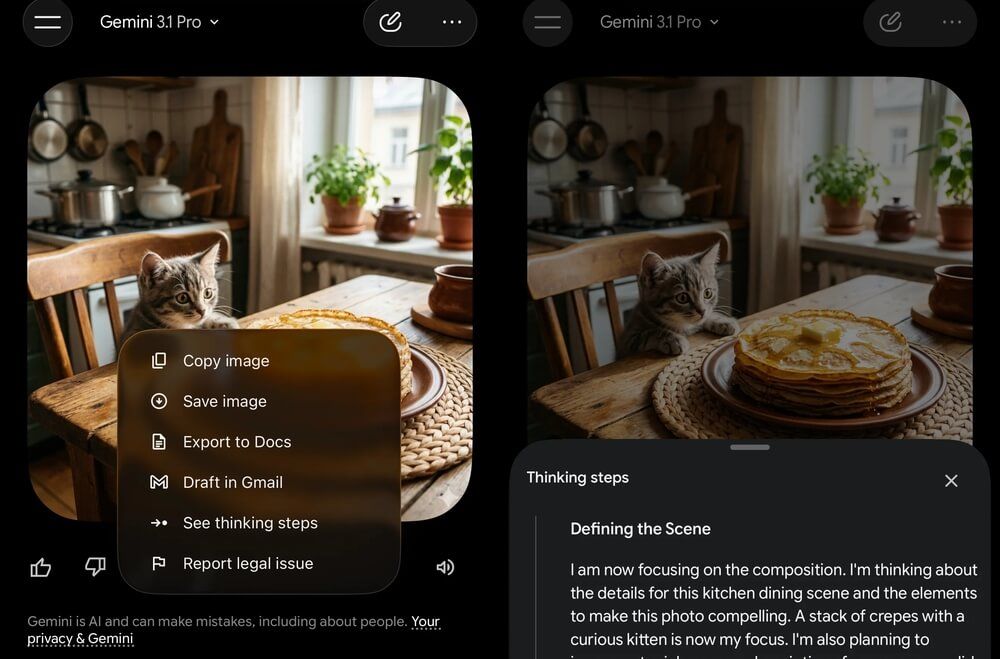 La nueva apariencia de Gemini en iOS