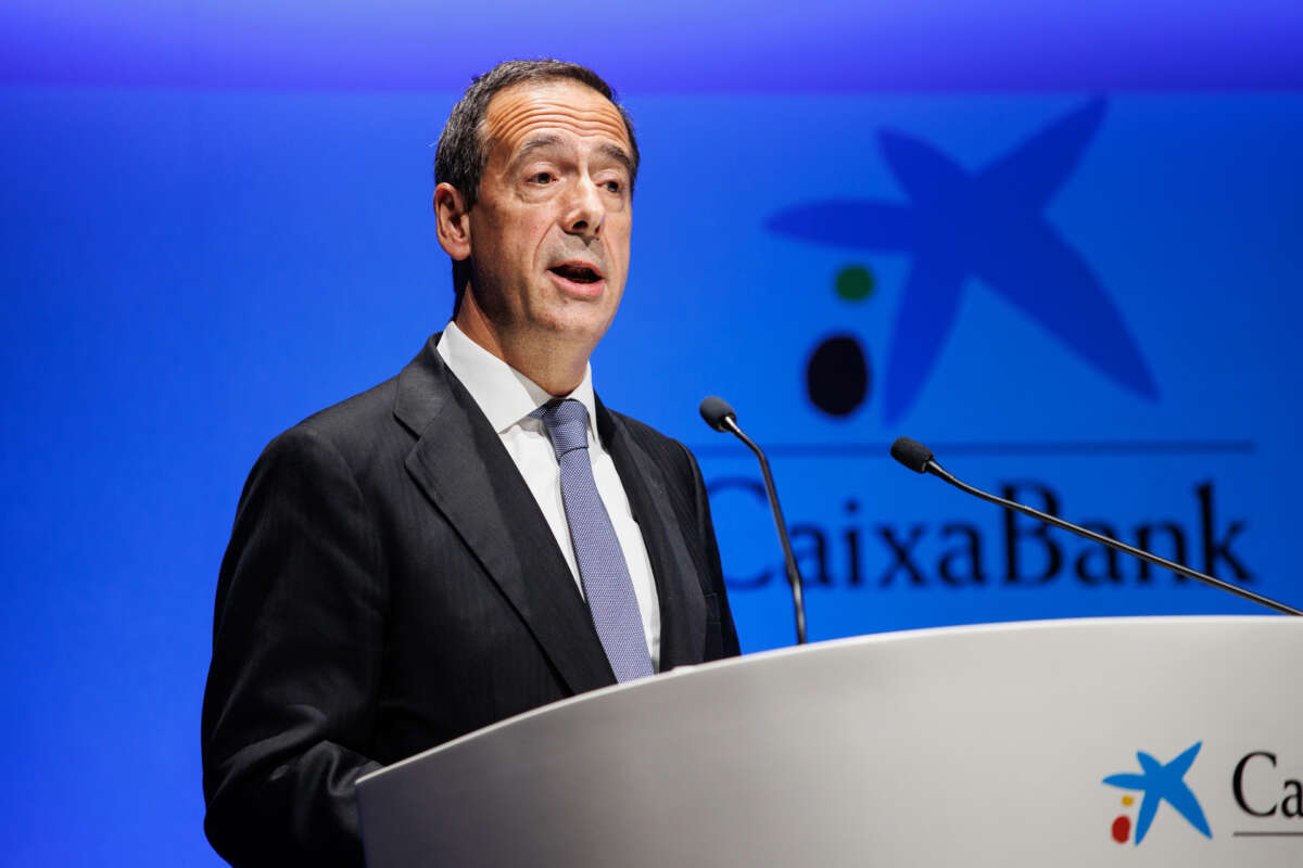 El director general de CaixaBank, Gonzalo Gortázar. Foto: EuropaPrensa.
