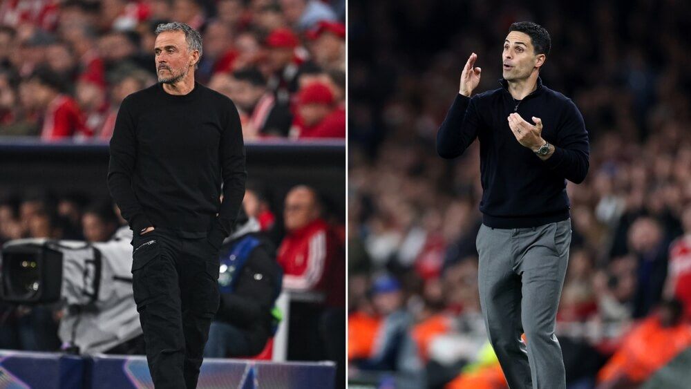 Luis Enrique y Mikel Arteta