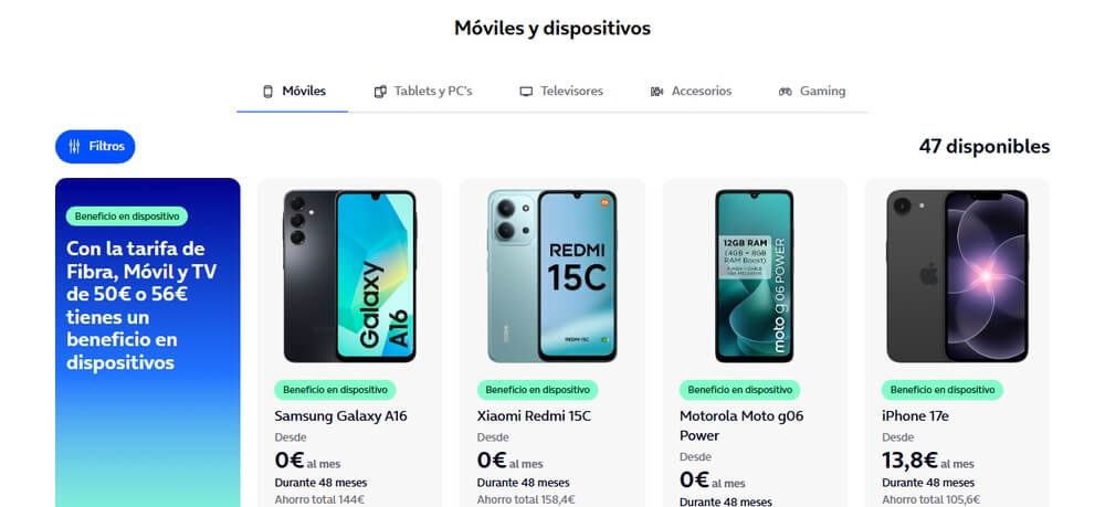 Móvil gratis en O2