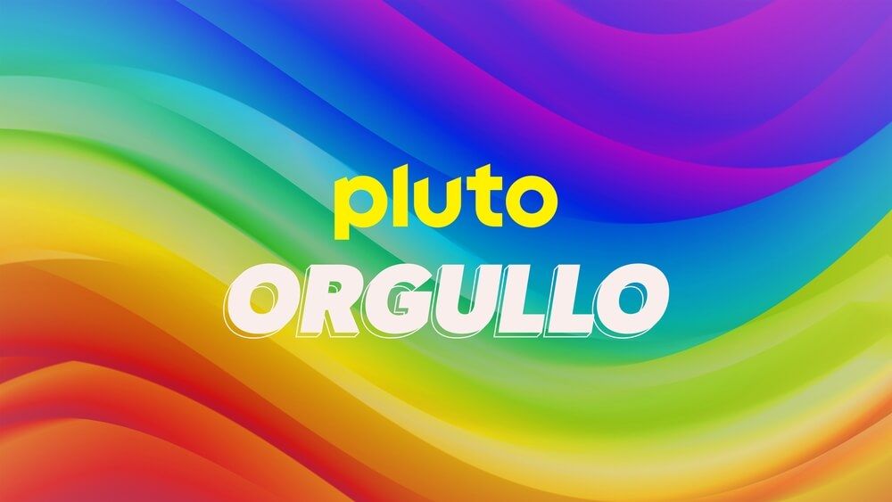 Logotipo del canal Pride en Pluto TV