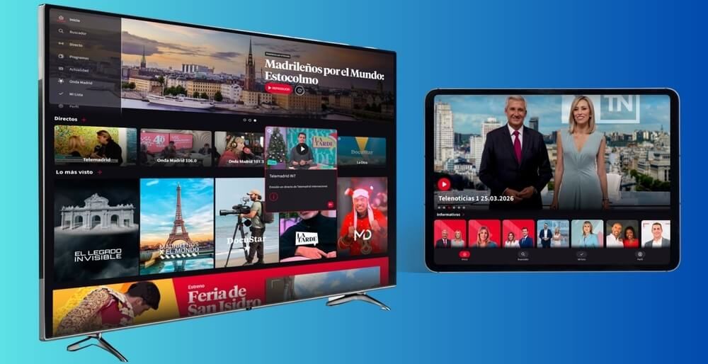 TLMad+ en televisores y tabletas inteligentes