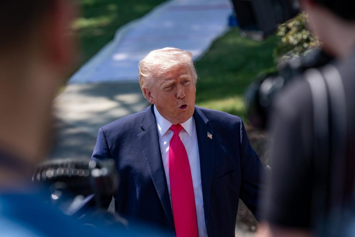 Imagen de archivo del presidente estadounidense Donald Trump.
