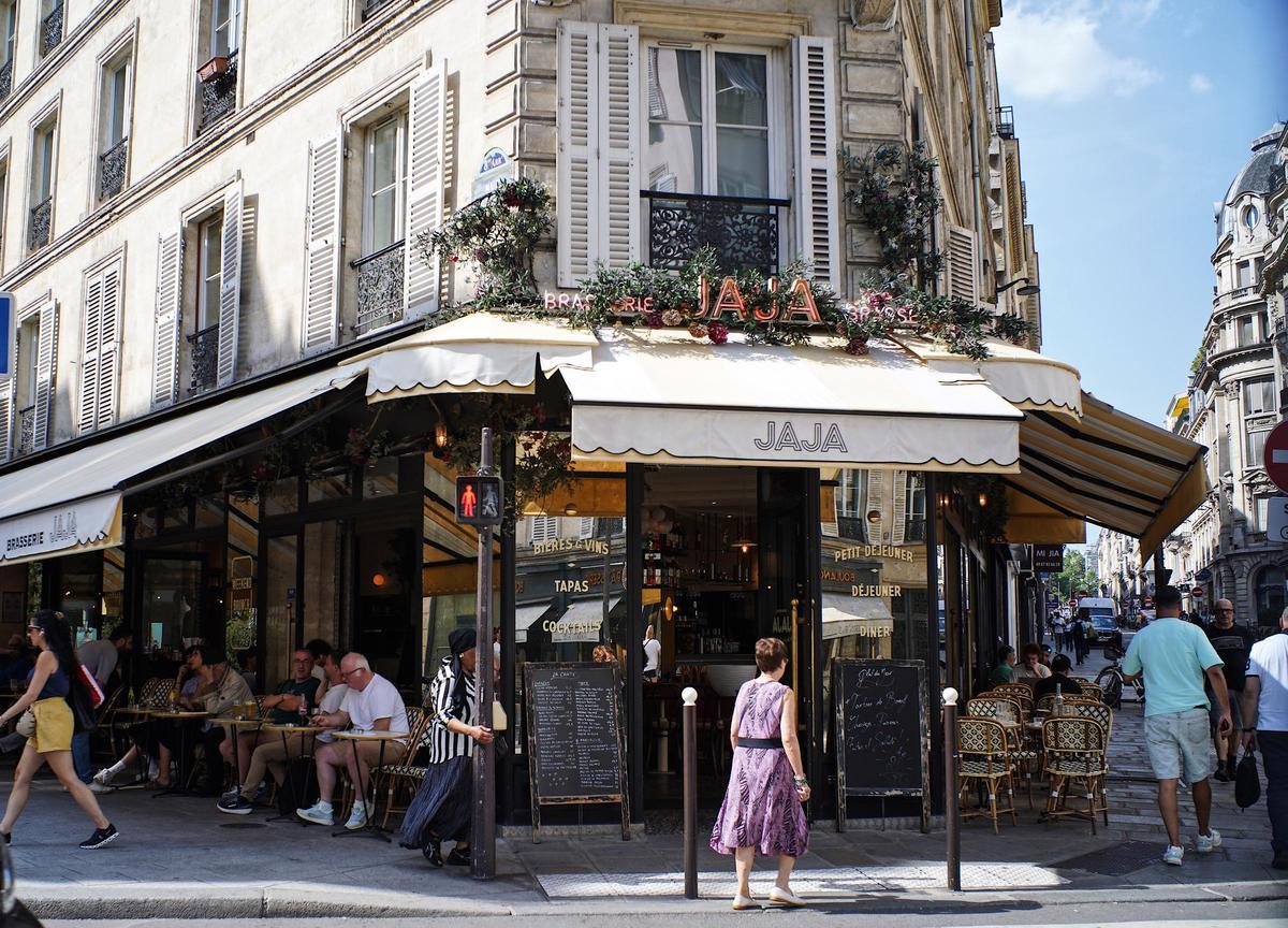 La terraza de la brasserie JaJa.