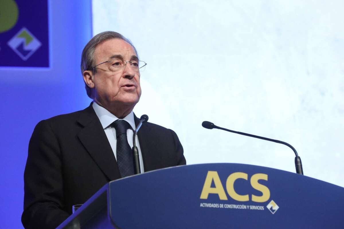 Florentino Pérez presidente del Grupo ACS