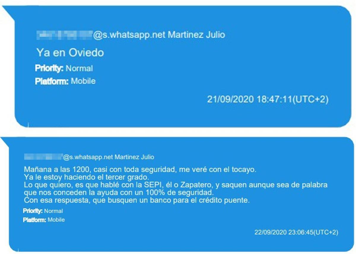 Mensaje clave sobre la mediación de Zapatero durante una estancia en Asturias de Julio Martínez Sola.
