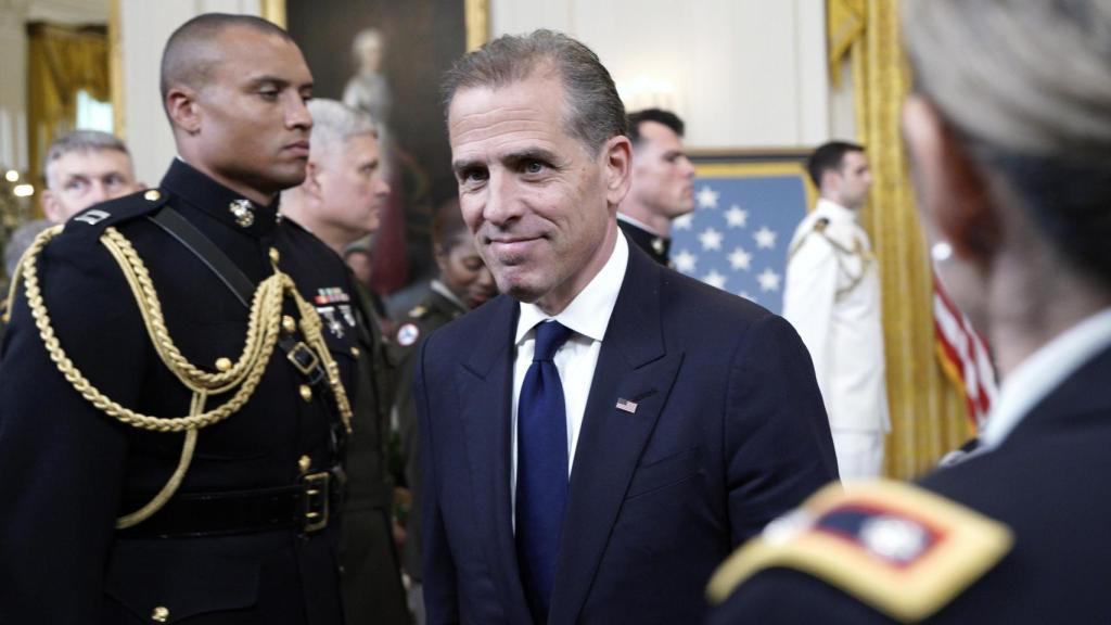 Hunter Biden en la Oficina Oval en 2024.