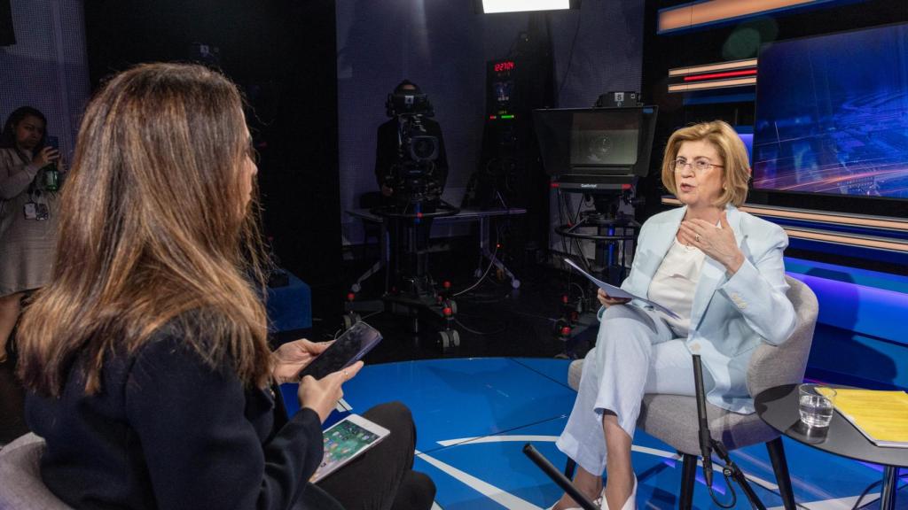 Carmen Romero, momentos antes de la entrevista con EL ESPAÑOL.
