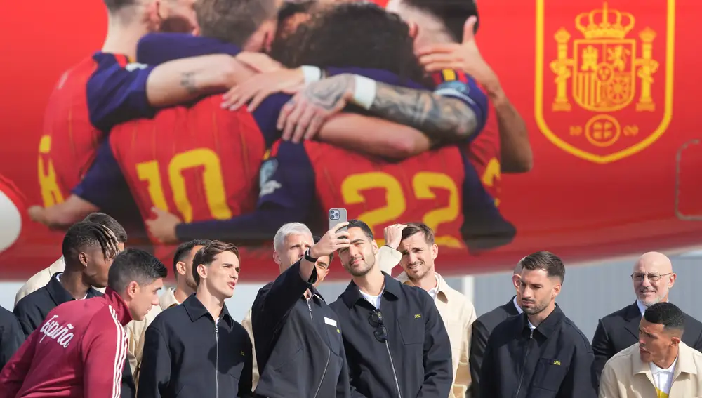 La selección española de fútbol parte rumbo al Mundial de 2026