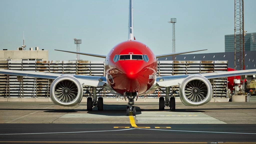 Avión noruego B737 MAX.