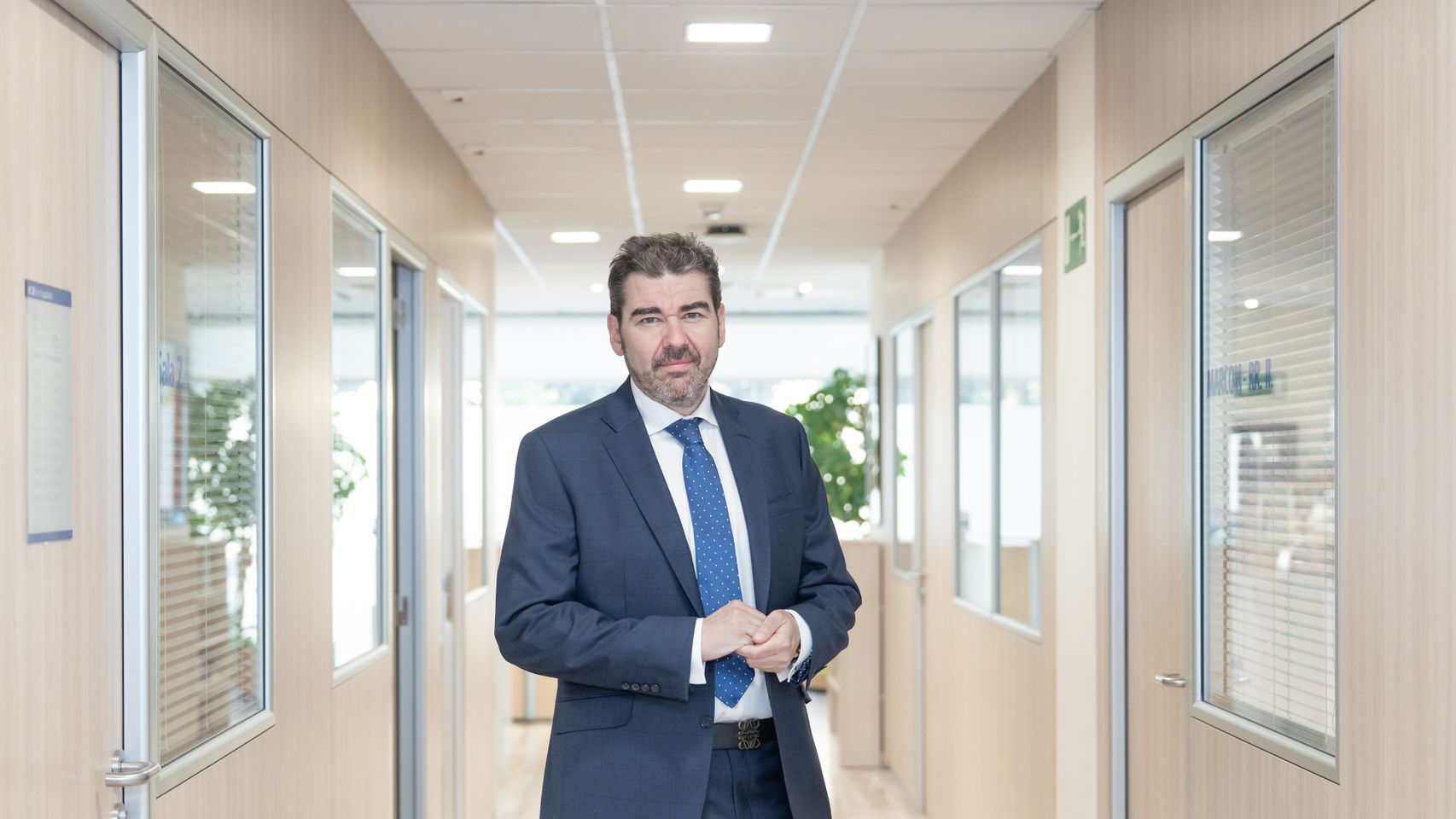 Alejandro Abarca, en las oficinas de HM Hospitales en Madrid.