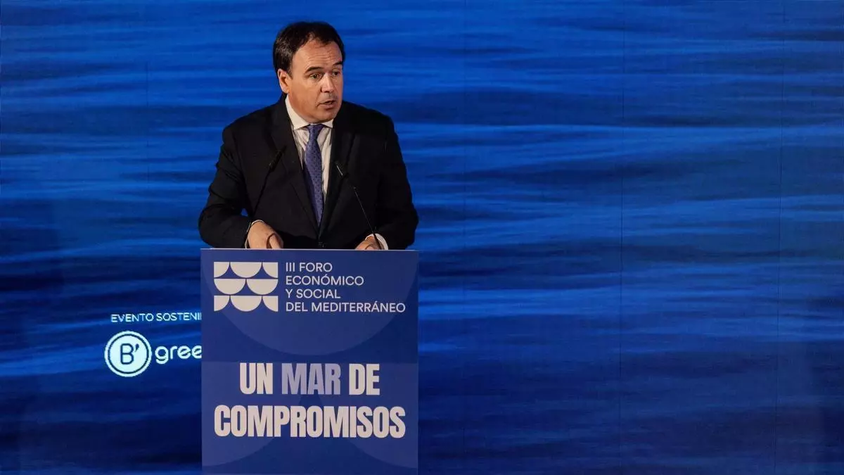 Pérez Llorca: "El liderazgo económico del Mediterráneo no puede basarse en la desigualdad entre territorios"
