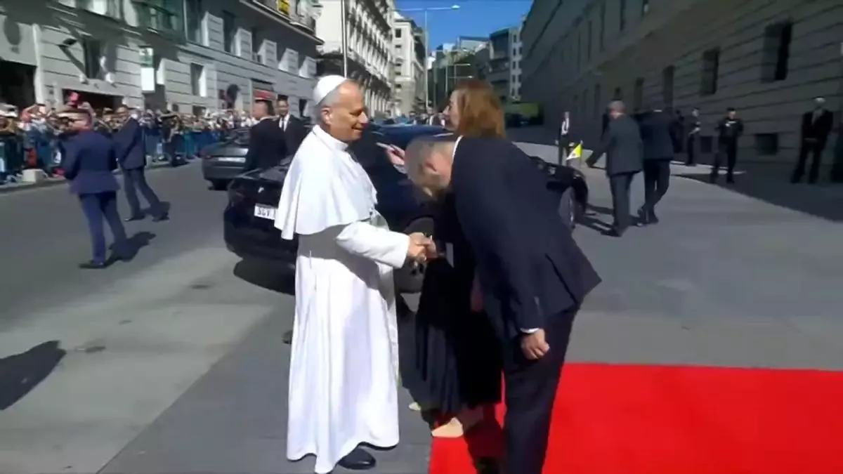 Así ha sido la llegada del Papa al Congreso de los Diputados