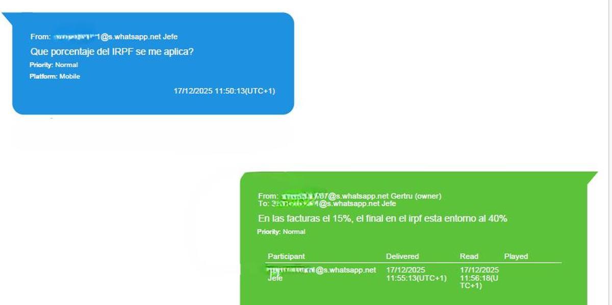 Información sobre el IRPF que se aplica a Zapatero