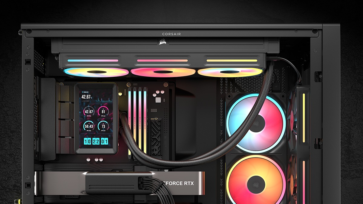 Pantalla LCD Corsair iCUE LINK TITAN II ULTRA 360 LX