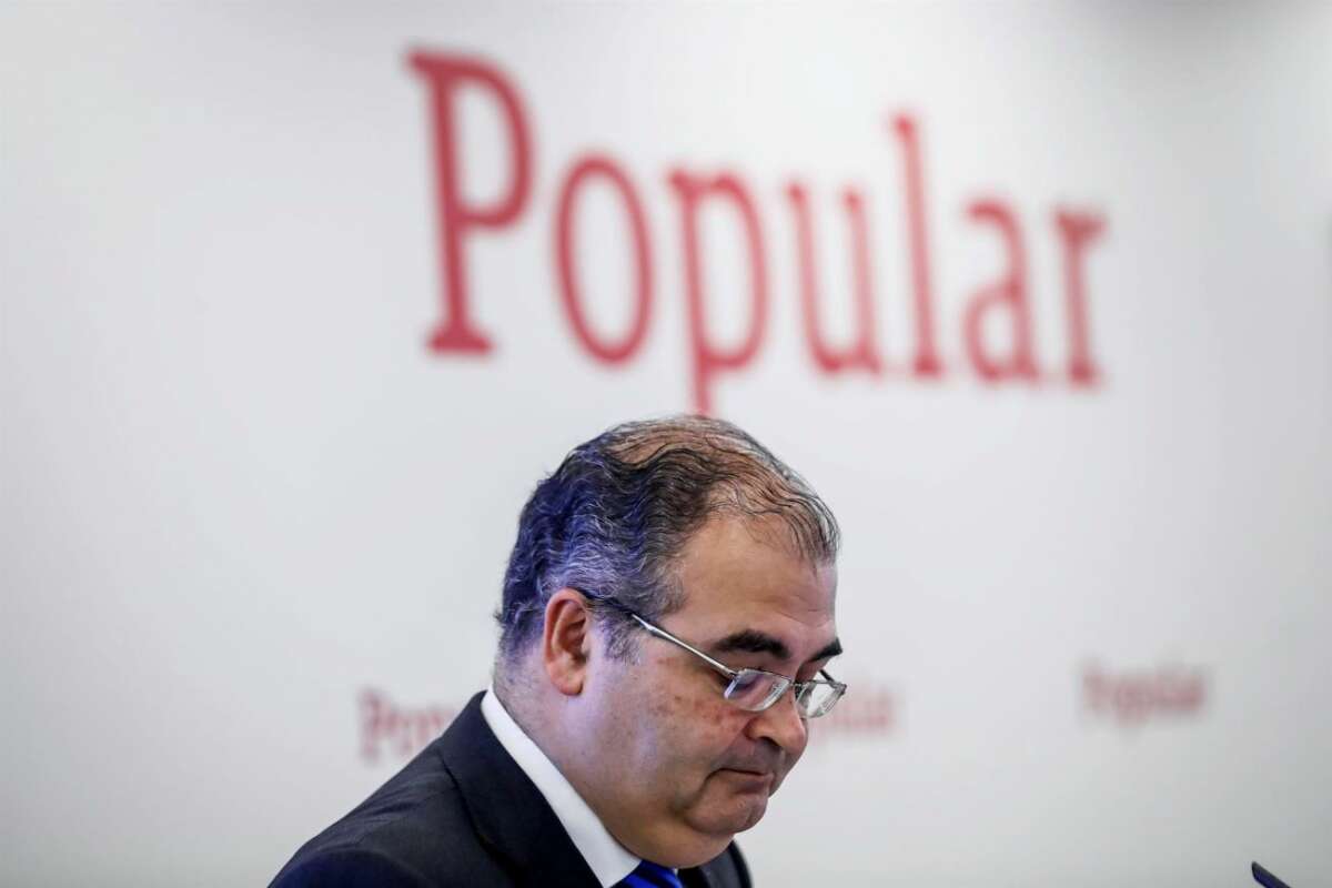 Ángel Ron, expresidente del Banco Popular. EFE