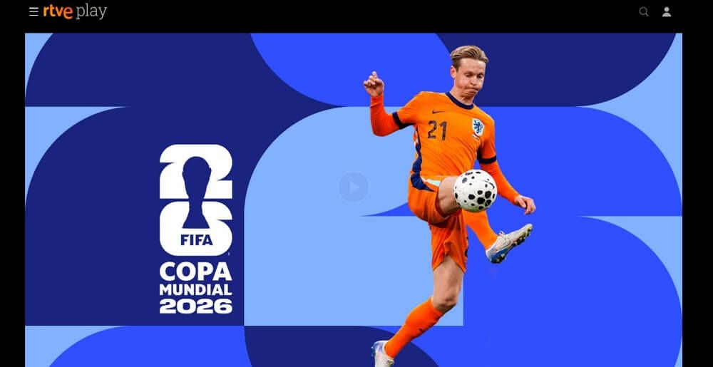 Partido Holanda vs Suecia por RTVE Play