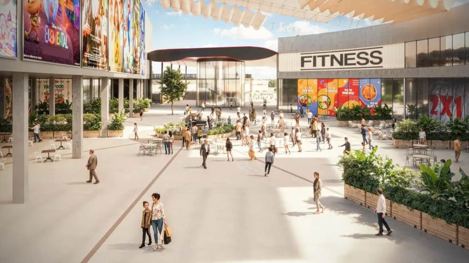 El espacio previsto para el Parque de la Plaza de Zaragoza es enorme