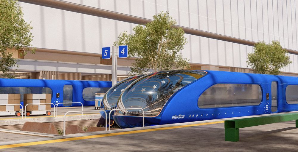 Diseño exterior del tren Starline