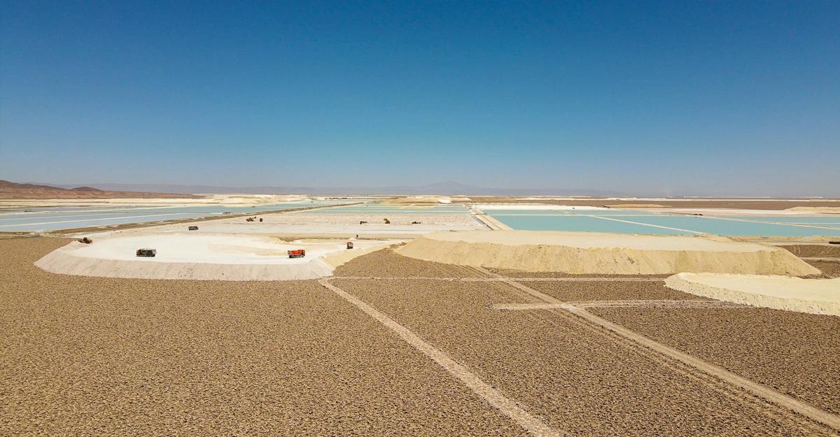 Proyecto SQM en el Salar de Atacama, Chile.
