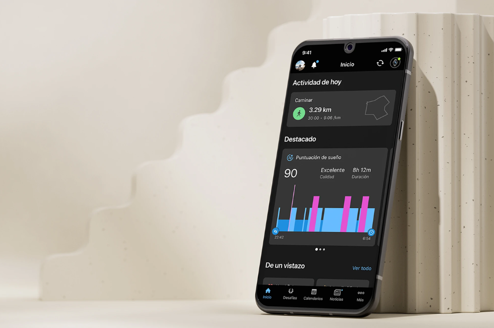 Aplicación de datos Garmin Vivoactive 6