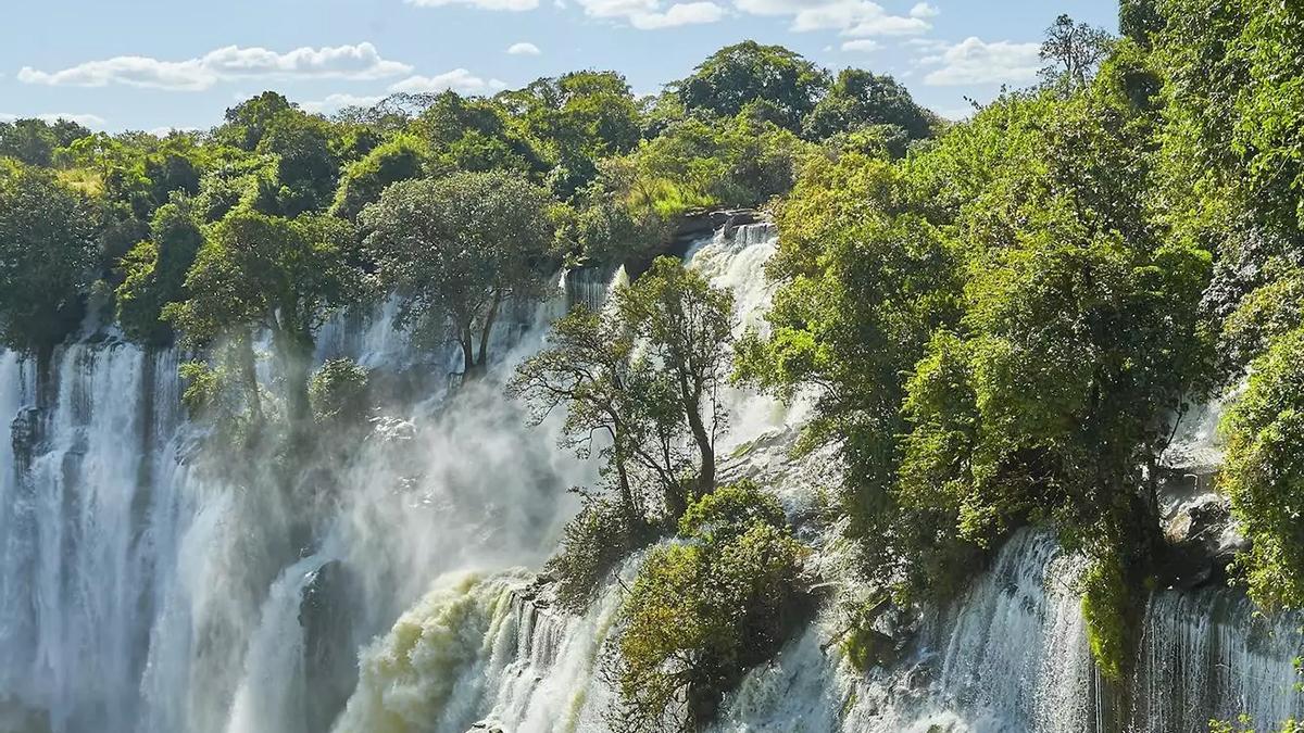 Las cascadas angoleñas son espectaculares.