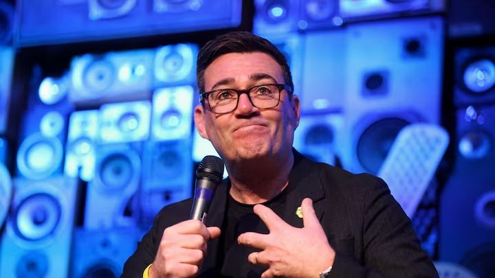 El alcalde del Gran Manchester, Andy Burnham.