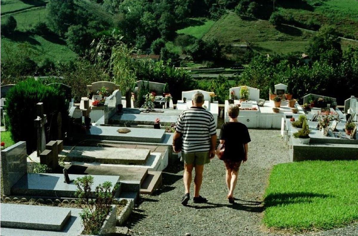 Cementerio de Biriatu, en el sur de Francia, donde la búsqueda de los restos de Eduardo Moreno Bergaretxe, 'Pertur', ha sido en vano.