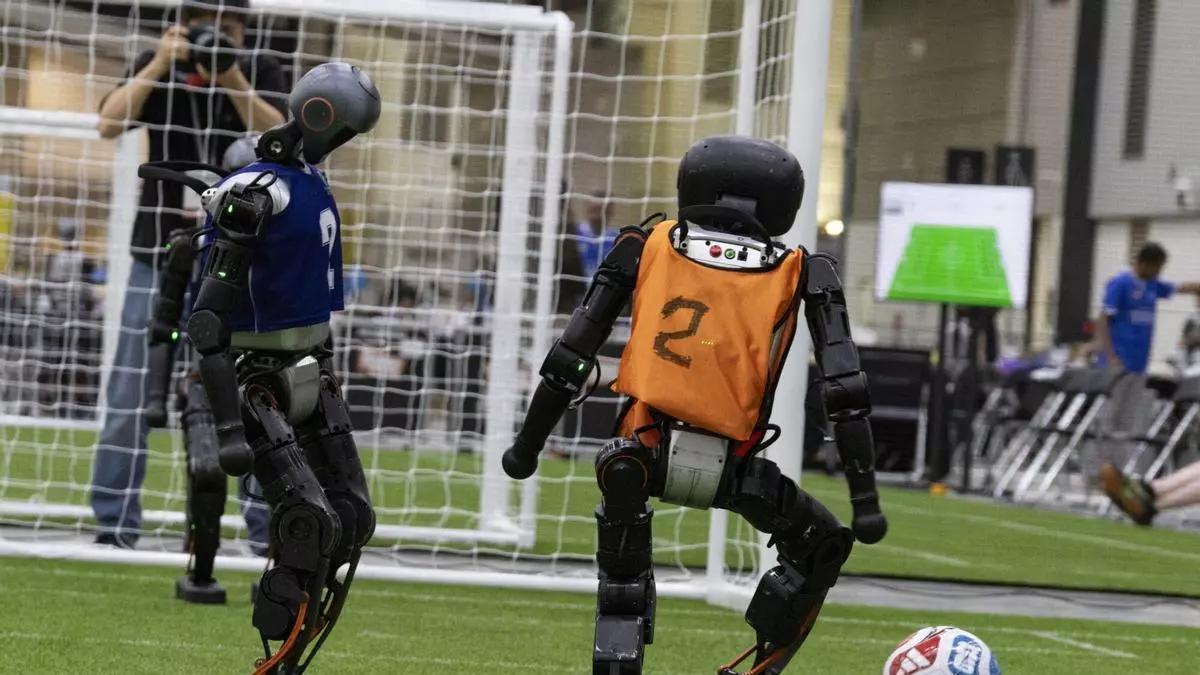 Robots humanoides juegan al fútbol en RoboCup 2026 en Corea del Sur