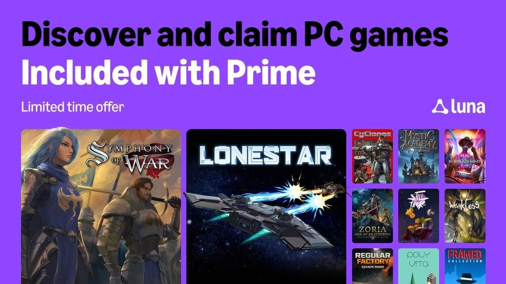 Nuevos juegos de Amazon Prime para julio de 2026