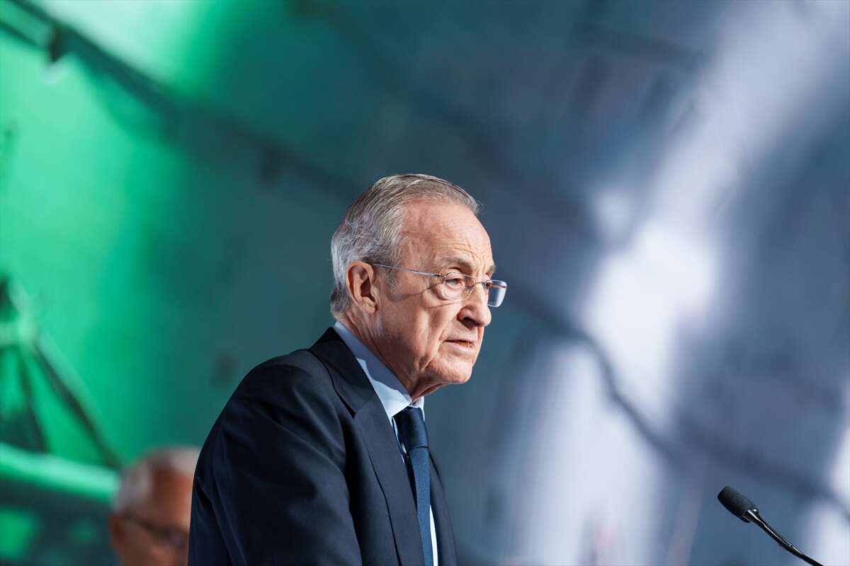 El presidente del Real Madrid, Florentino Pérez. Foto: Matías Chiofalo / Europa Press. Enrique Riquelme.
