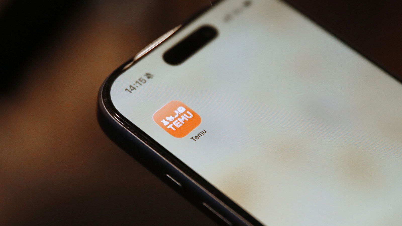 Aplicación Temu en tu teléfono inteligente