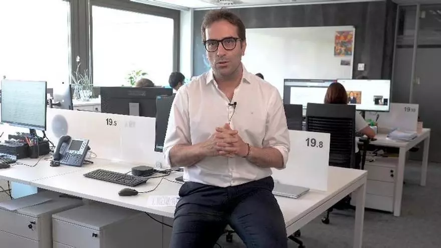 Carlos Cuerpo, vicepresidente primero del Gobierno de España y ministro de Economía, Comercio y Empresa, explica los datos de crecimiento.