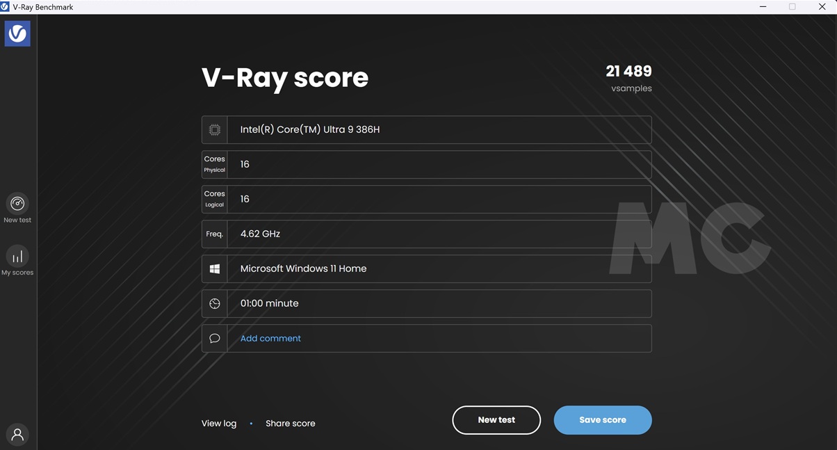 ASUS ROG Zephyrus Duo 2026 VRAY CPU